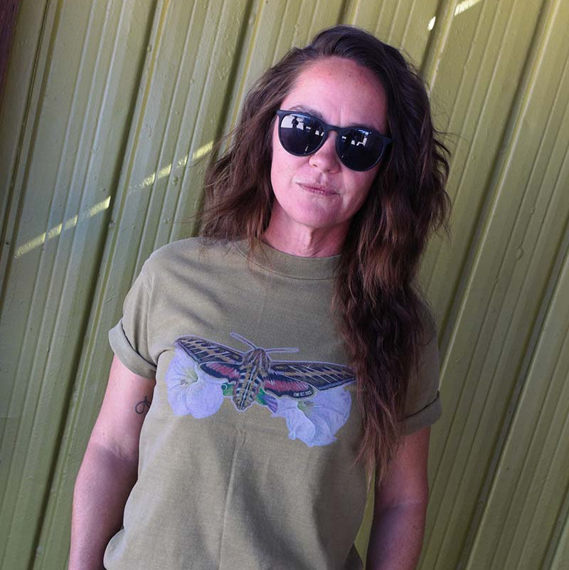 Faded Green Fall '25 Moth T-Shirt